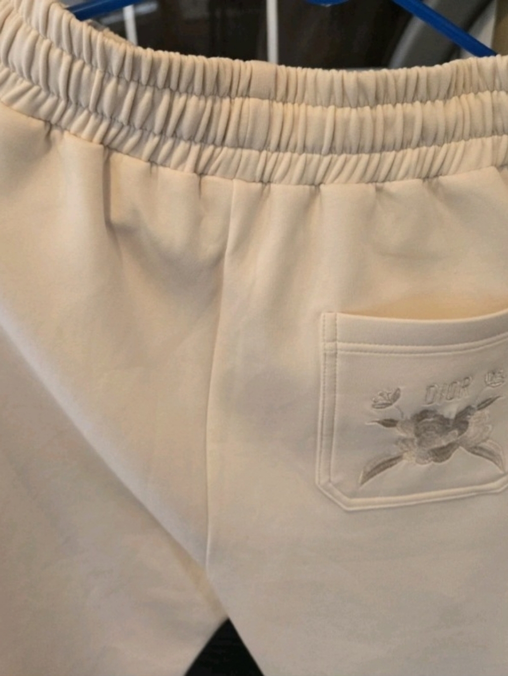 Dior Cream Floral Embroidered Hoodie & Joggers - Picture 12 of 15